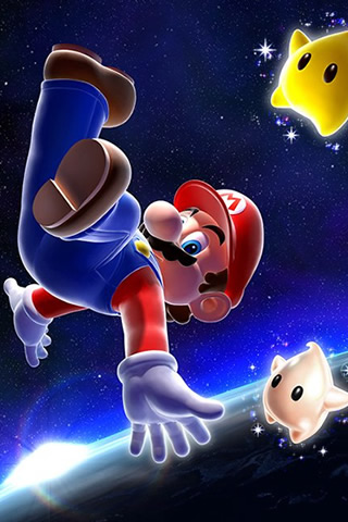 Super Mario Galaxy iPhone Wallpaper #1