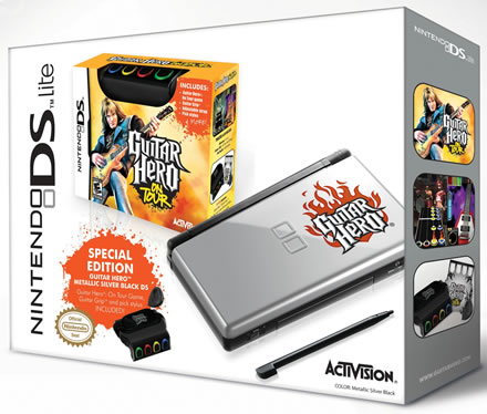 Nintendo DS Lite and Guitar Hero: On Tour Bundle