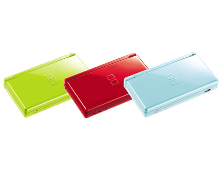 Nintendo DS Lite - Green, Red, Ice Blue