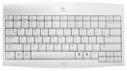 Logitech Cordless Keyboard for Wii