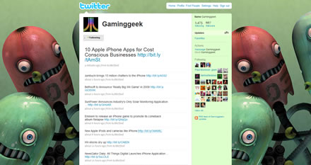 Gaminggeek Twitter Background