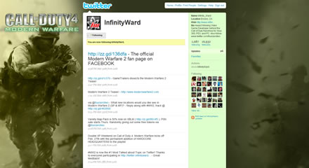 Infinity Ward Twitter Background