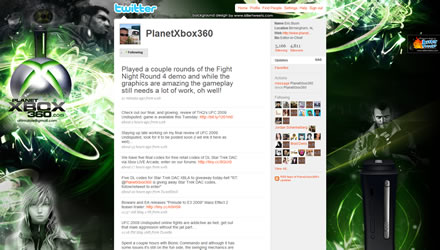 PlanetXbox360 Twitter Background