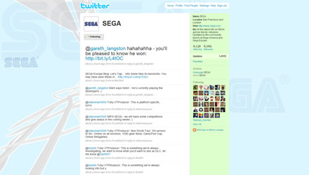 SEGA Twitter Background