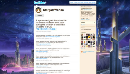 StargateWorlds Twitter Background