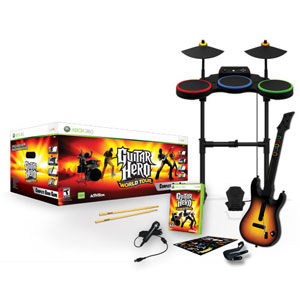 Guitar Hero World Tour Band Kit - Xbox 360